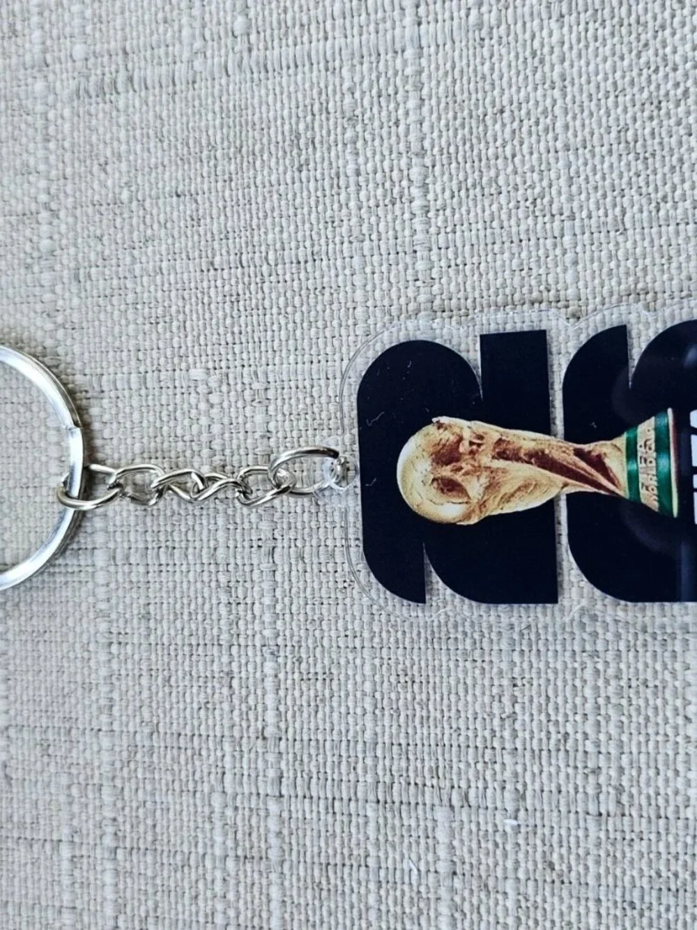 Fifa World Cup 2026 Keychain Keys Holder Black Keyring New